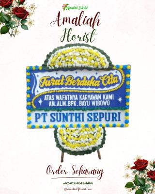 Papan Bunga Duka di Tejosari