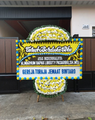Papan Bunga Duka di Tejosari