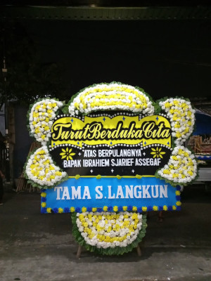 Papan Bunga Duka di Tejosari